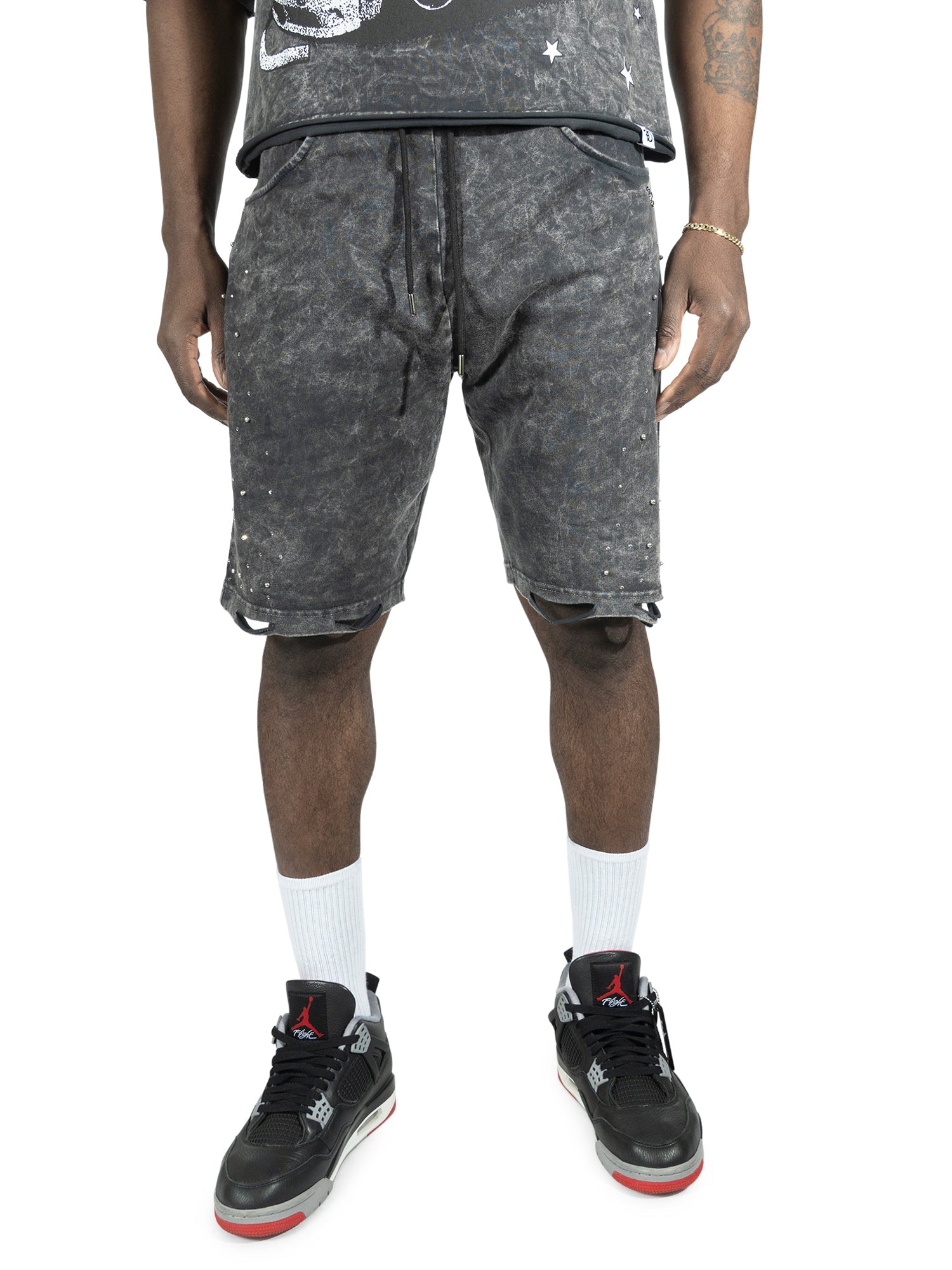 F616 Nuovo Reesh Shorts - Black