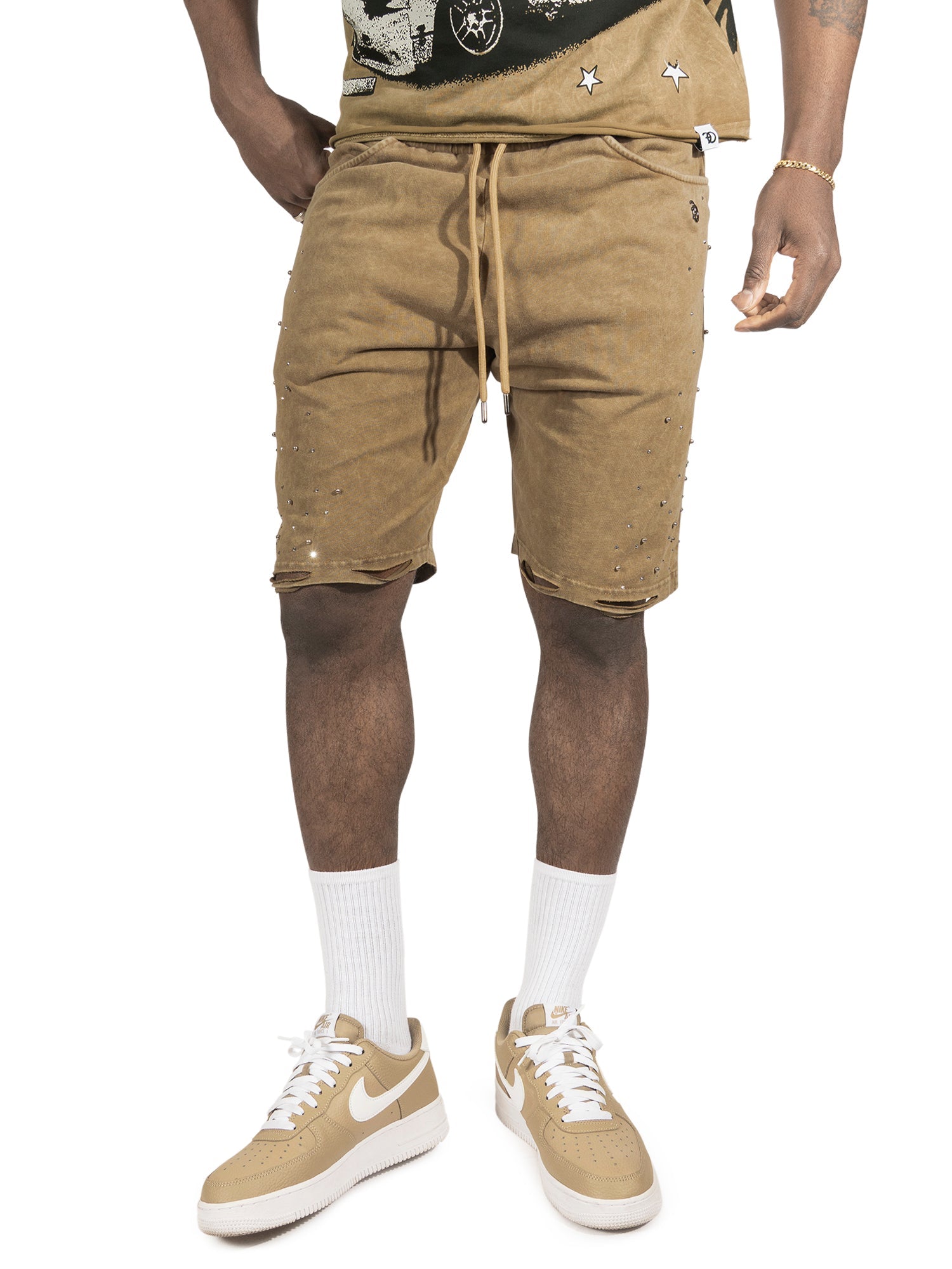 F616 Nuovo Reesh Shorts - Mocha