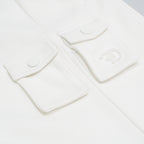 F677 Frost Essential Fleece Shorts - White