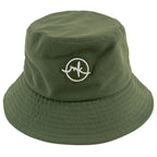 M033 Colton Nylon Bucket Hat - Dark Olive