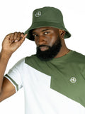 M033 Colton Nylon Bucket Hat - Dark Olive