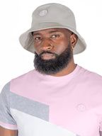 M033 Colton Nylon Bucket Hat - Gray