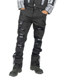 M1954 SARTONI STACK JEANS - BLACK   (NOT SOLD SEPARATELY - Add M1054 Jacket to your Cart)