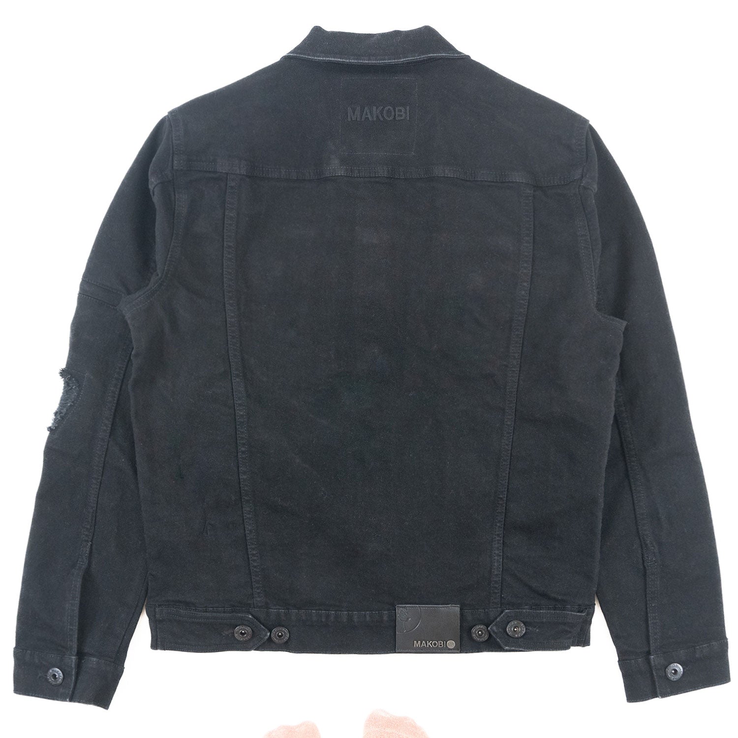 M1079 Moreli Denim Jacket - Jet Black