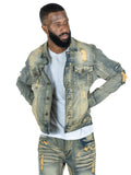 M1079 Moreli Denim Jacket - Dirt