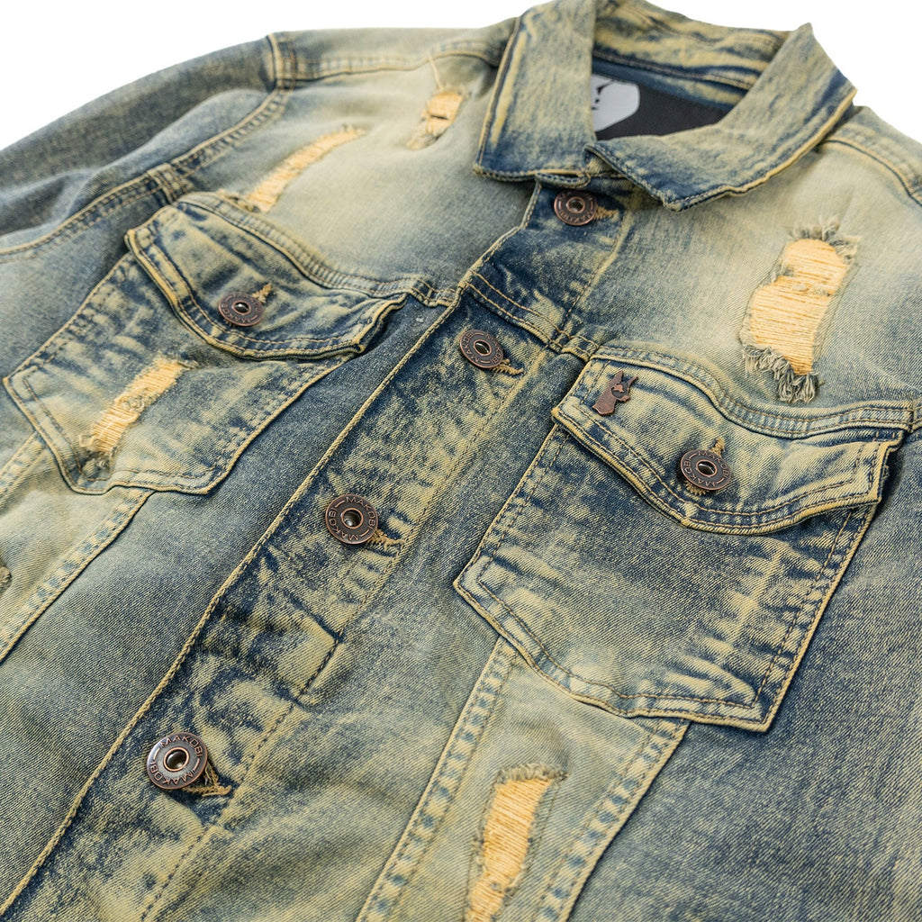 M1079 Moreli Denim Jacket - Dirt