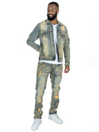 M1079 Moreli Denim Jacket - Dirt