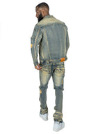 M1079 Moreli Denim Jacket - Dirt