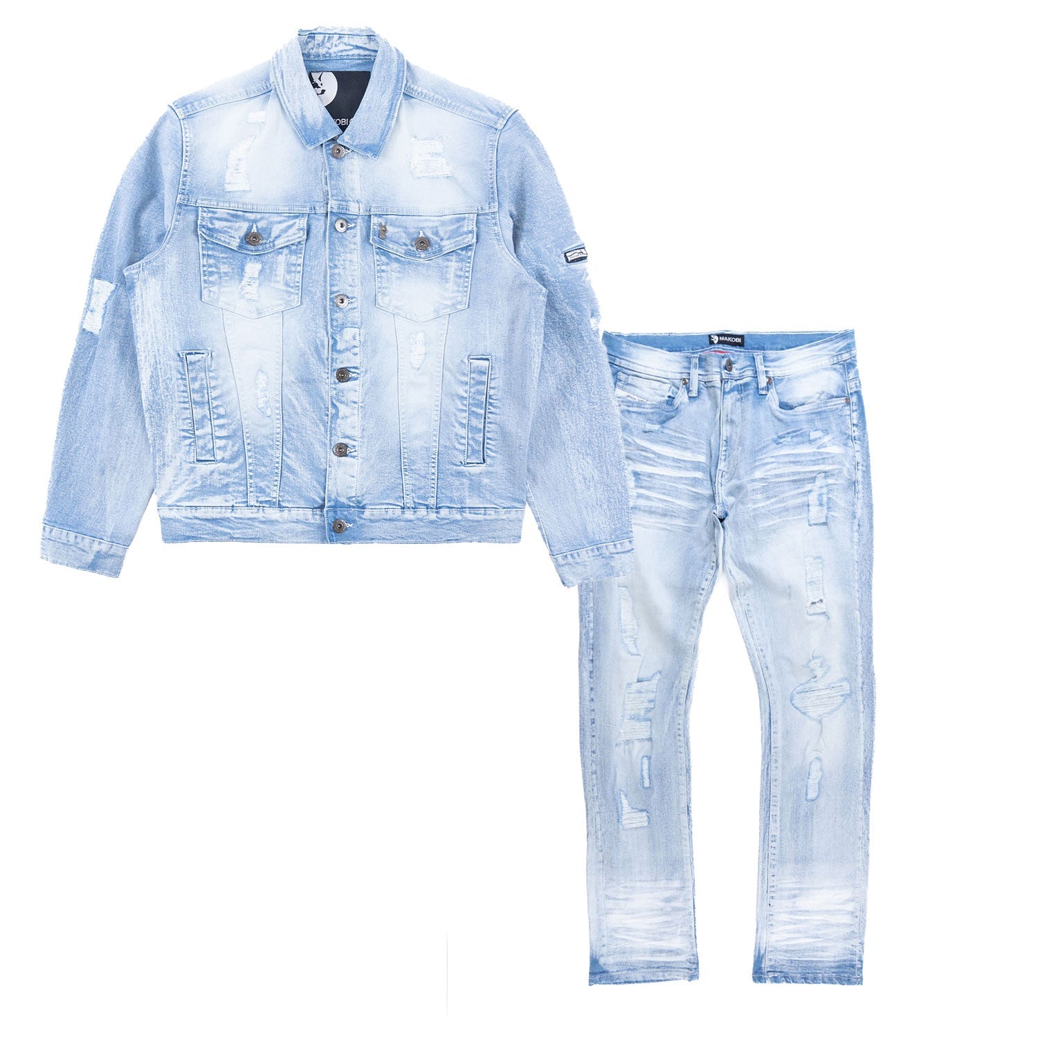 M1079 Moreli Denim Jacket - Light Wash