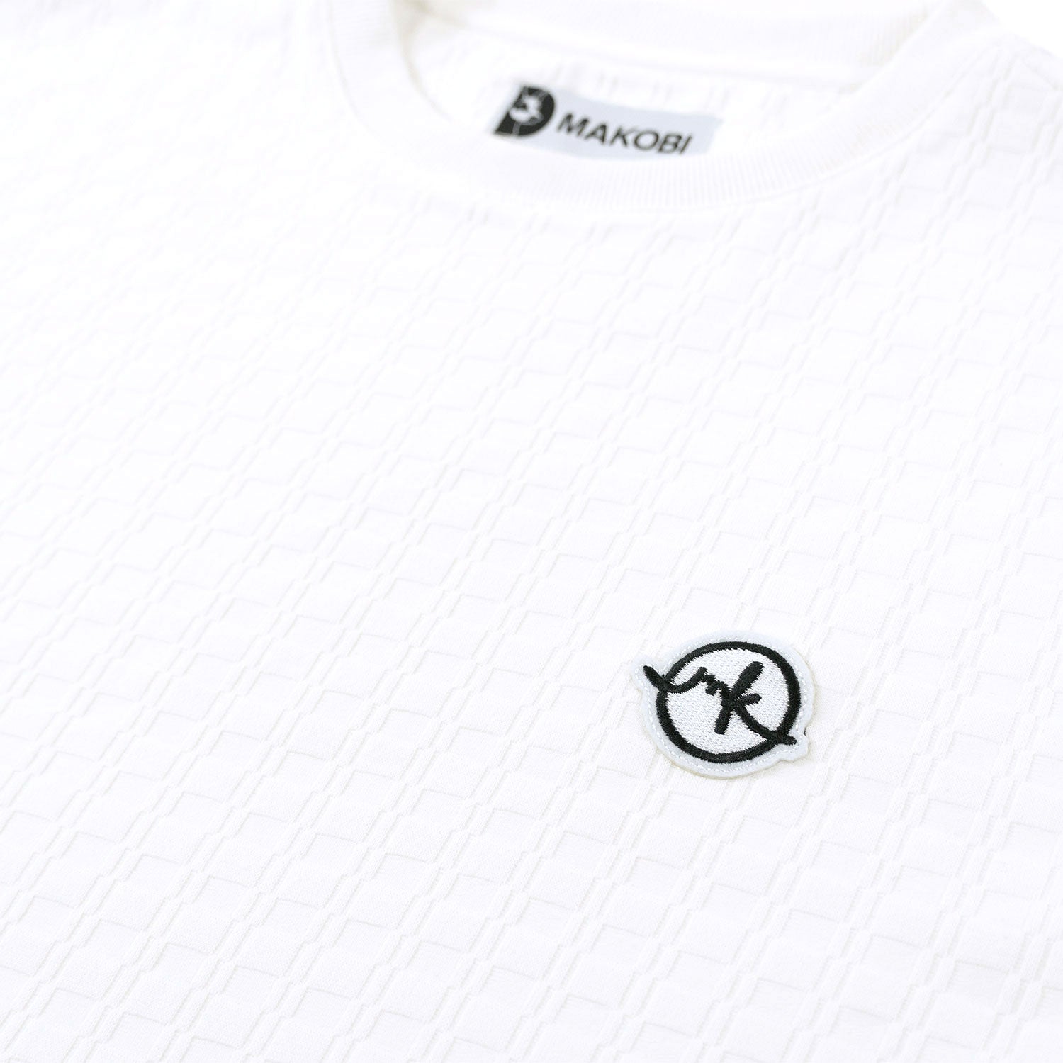 M121 Modena Knit Crewneck Tee - White