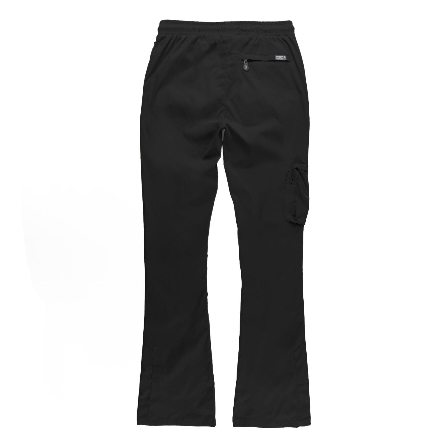 M1625 Sartoni Nylon Stacked Pants - Black