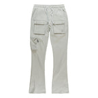 M1625 Sartoni Nylon Stacked Pants - Gray