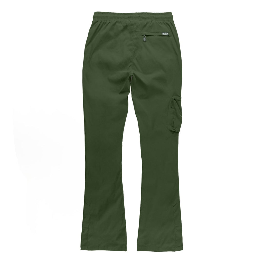M1625 Sartoni Nylon Stacked Pants - Dark Olive