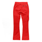 M1625 Sartoni Nylon Stacked Pants - Red