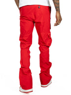 M1625 Sartoni Nylon Stacked Pants - Red