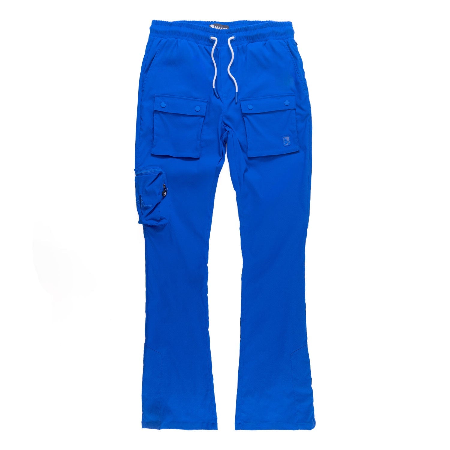 M1625 Sartoni Nylon Stacked Pants - Royal