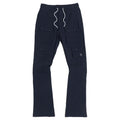 M1633 Colton 34” Stack Nylon/Spandex  Sweat Pants - Navy
