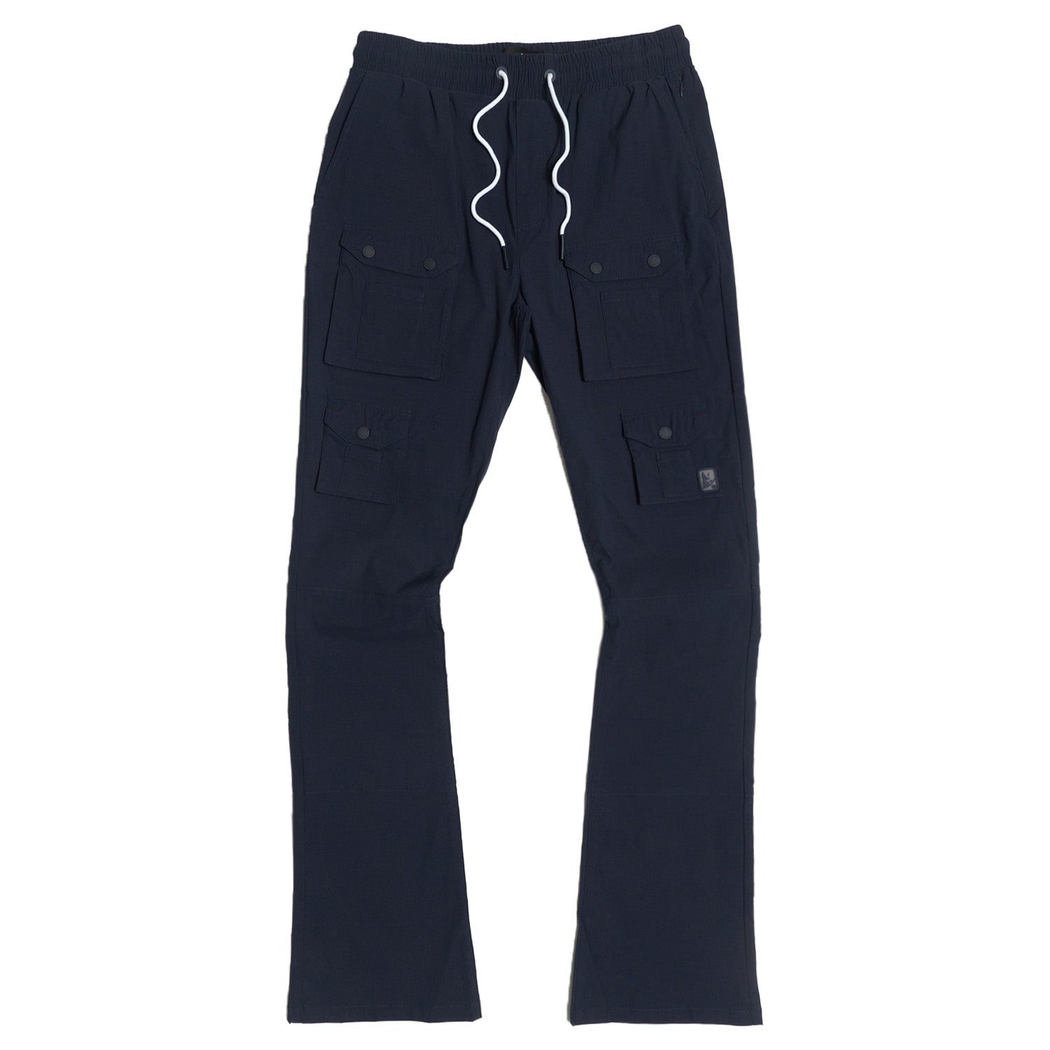 M1633 Colton 34” Stack Nylon/Spandex  Sweat Pants - Navy