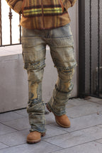 M1951 Bianchi Stacked Jeans - Vintage