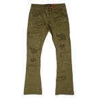 M1968 Cesare Stacked Jeans - Olive