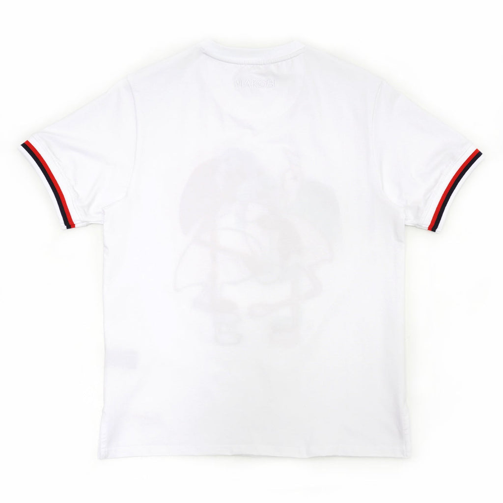 M219 Flamingo Tee - White