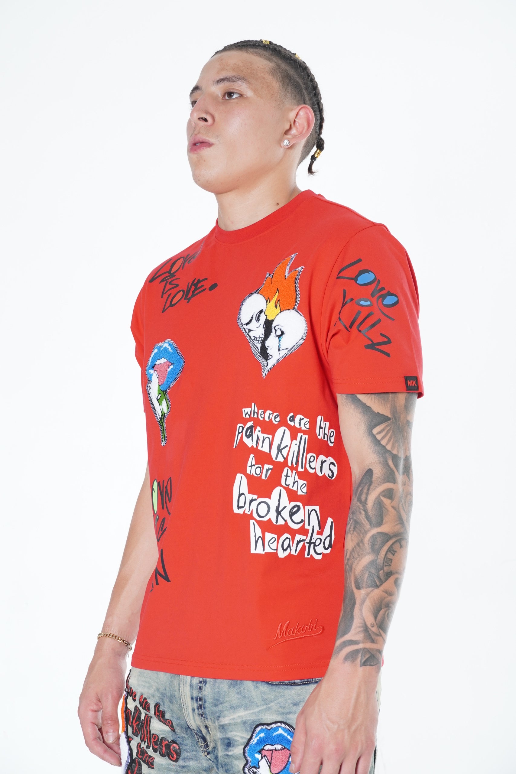 M295 Love Kills Tee - Red