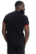 M301 Makobi Ricci Core Tee - Black.Red