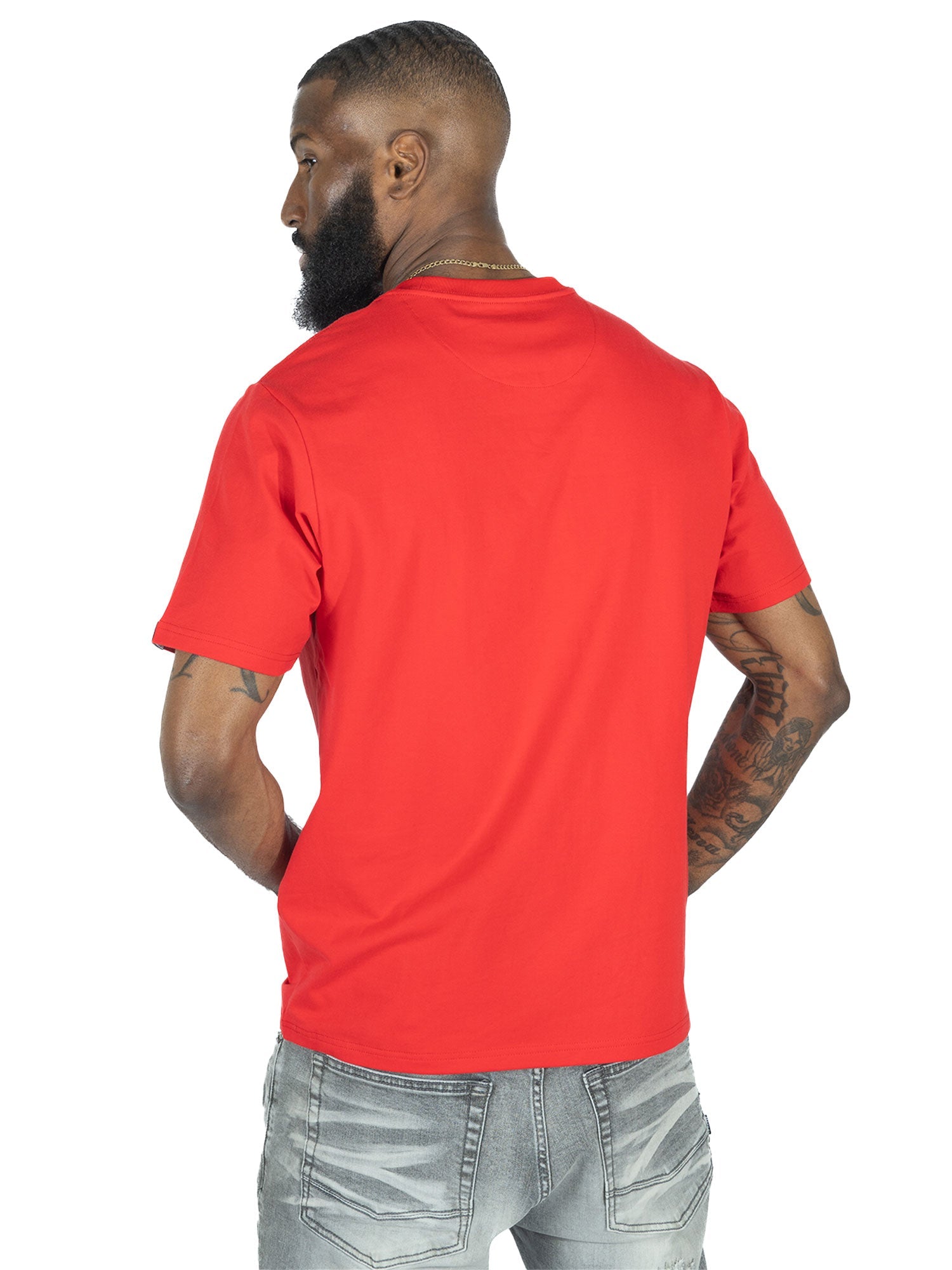 M303 Essential Crewneck Tee -  Red