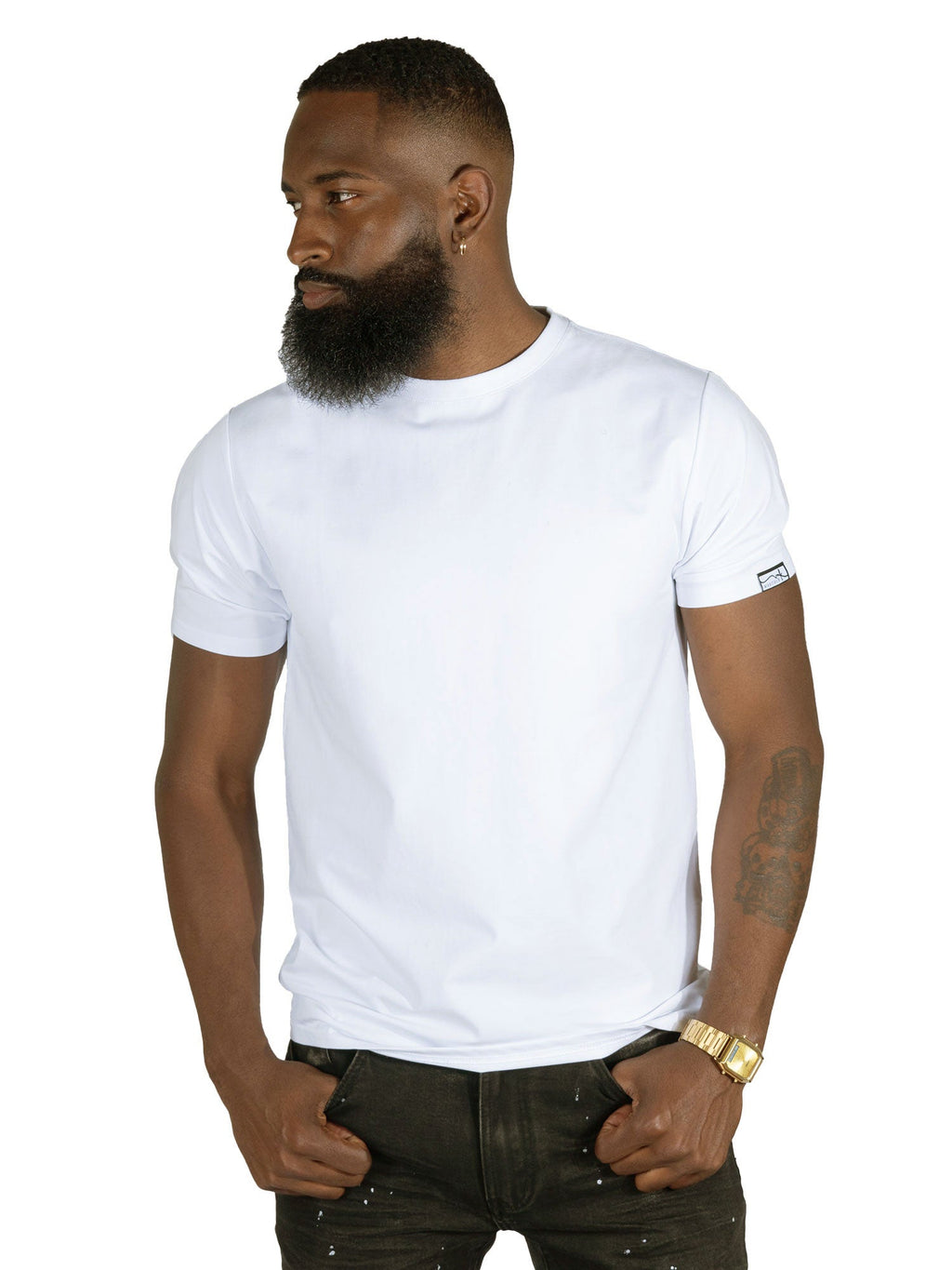 M303 Essential Crewneck Tee -  White