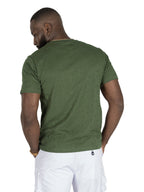 M316 Sartoni Embossed Tee -  Dark Olive