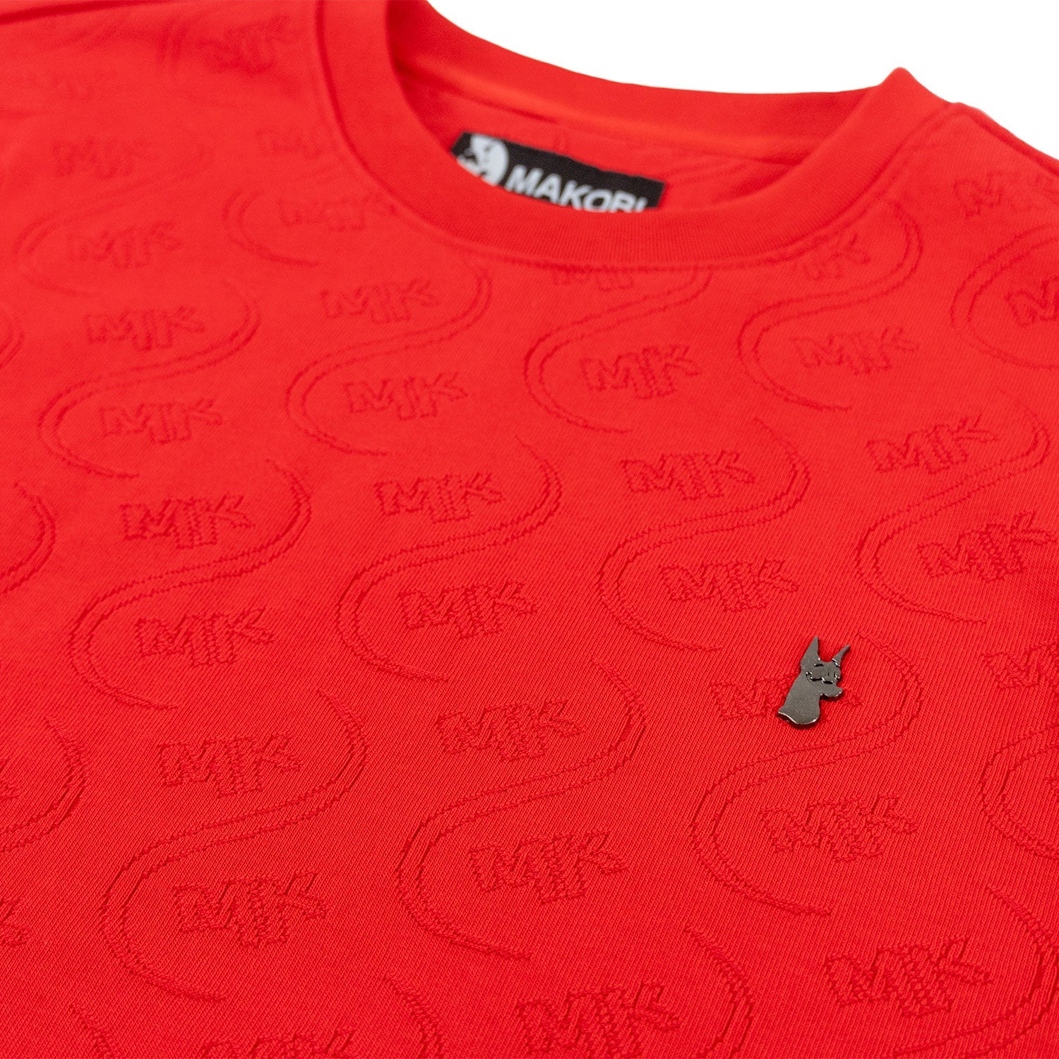 M316 Sartoni Embossed Tee - Red