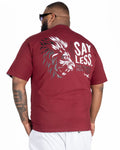 M340 Gianos Lion Tee - Burgundy