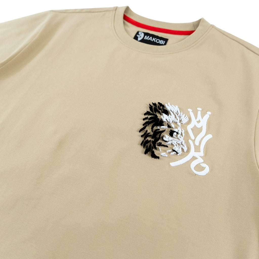 M340 Gianos Lion Tee - Khaki