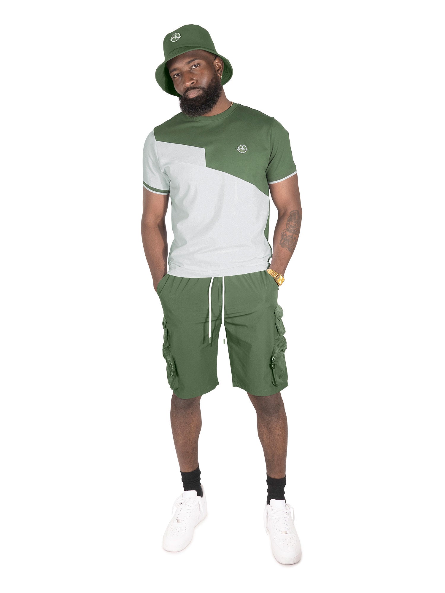 M347 Lombardi Tee - Dark Olive