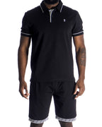 M383 Makobi Luciano Polo Shirt - Black