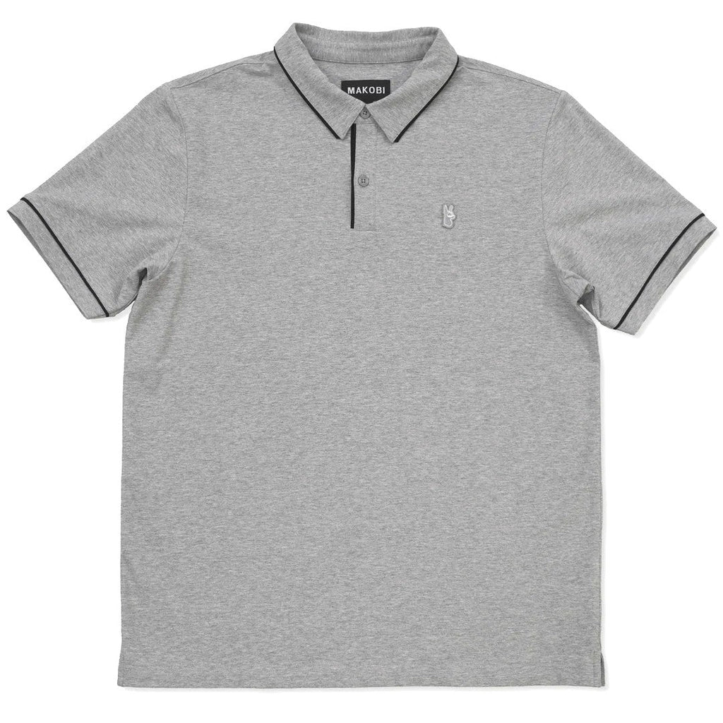 M383 Makobi Luciano Polo Shirt - Gray