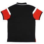 M392 Makobi Monogram Horizon Polo Shirt - Black/Red