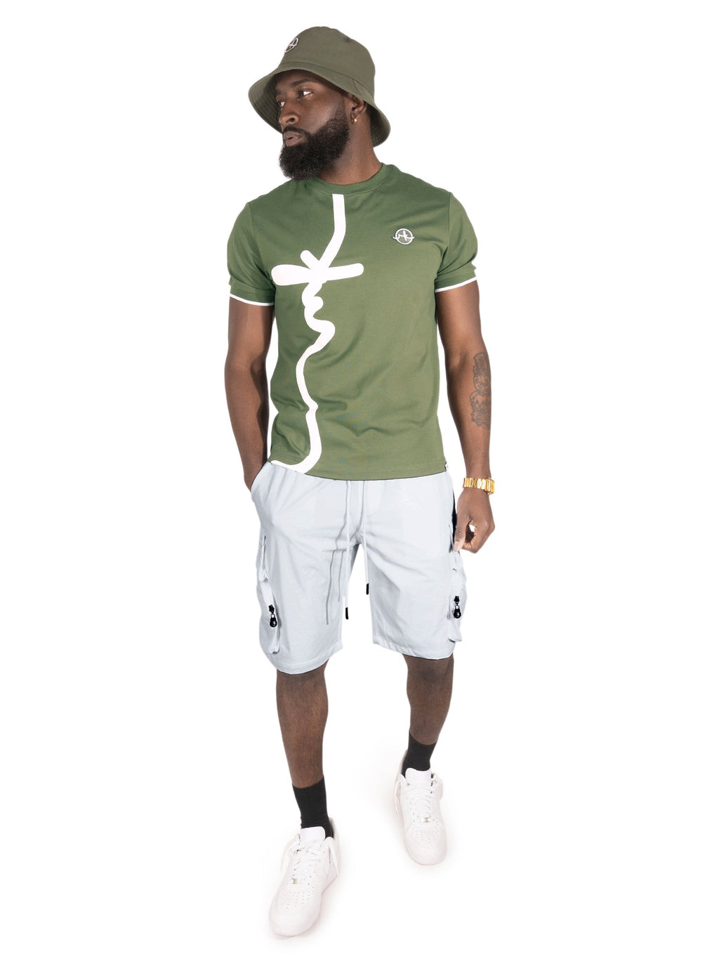 M395 Sorrento MK Tee - Dark Olive
