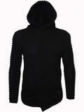 M4215 Makobi Ribbed Elongated Sweater - Black