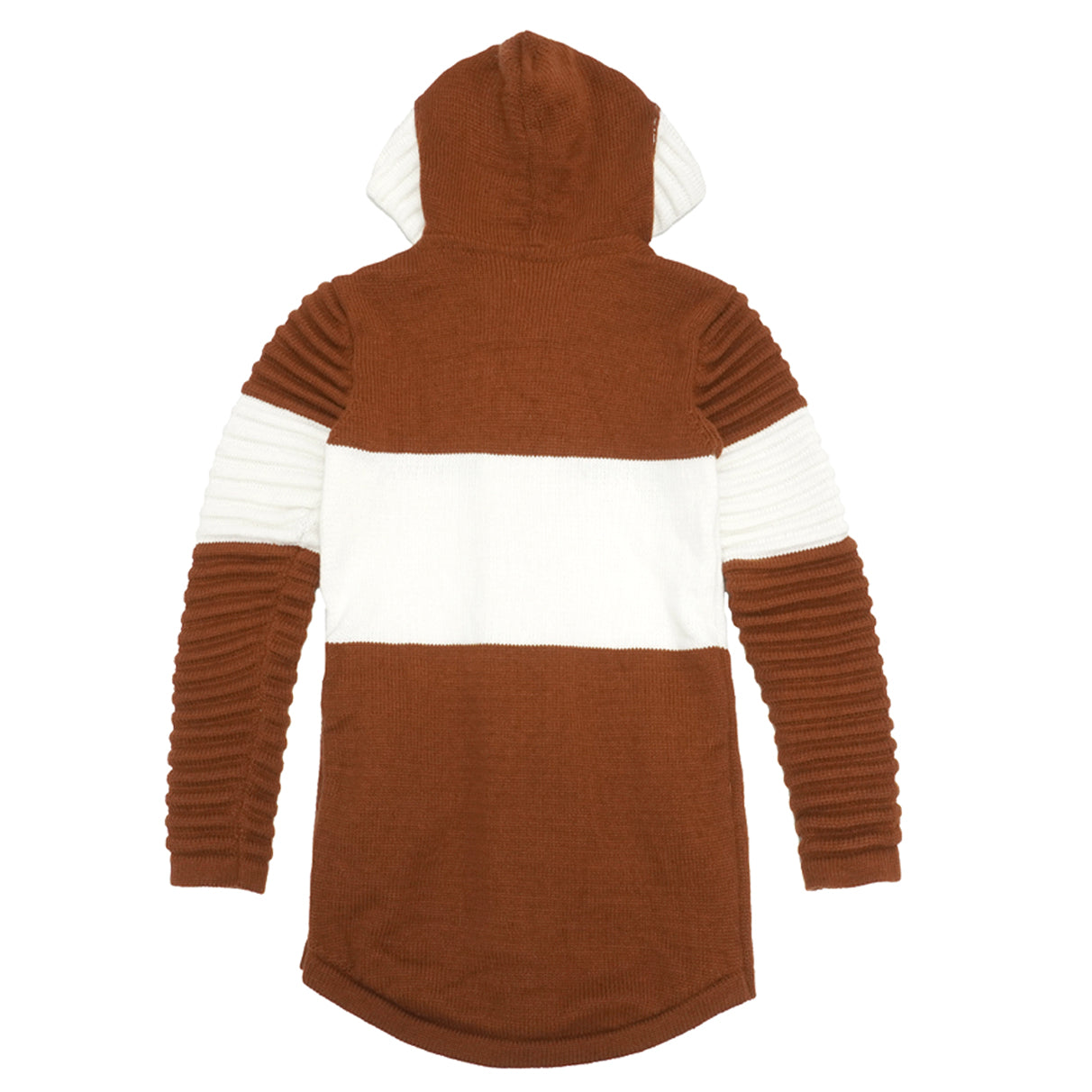 M4218 Giovanni Two-Tone Sweater - Cognac