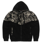 M4296 Veroma Tapestry Hoodie - Black
