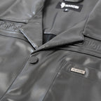 M429 Bellucci Vegan Leather Shirt - Black