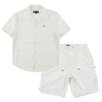 M429 Bellucci Vegan Leather Shirt - White