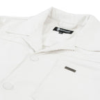 M429 Bellucci Vegan Leather Shirt - White