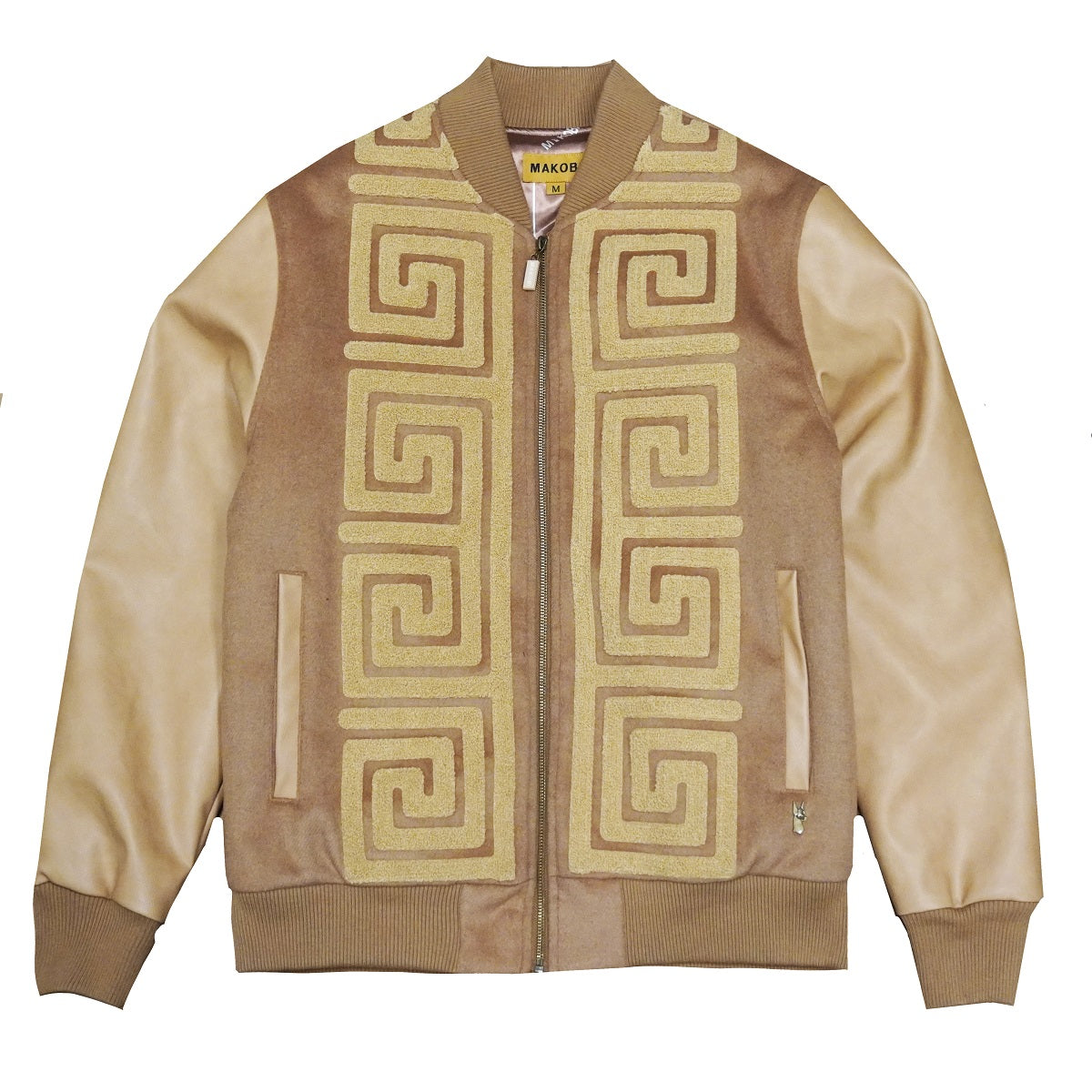 M4338 Adonis Wool Varsity Jacket - Khaki
