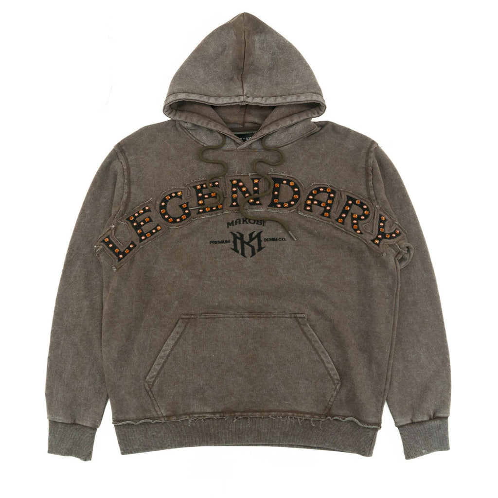 Hoodie | M4557 Sartoni Pull Over- Brown
