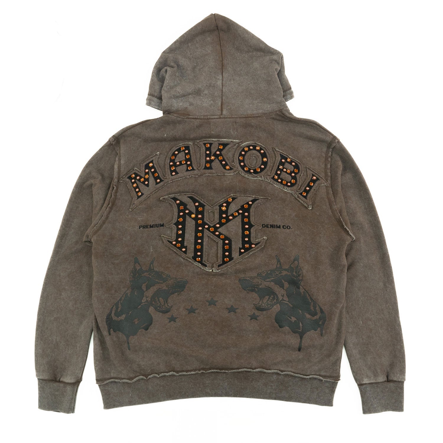 Hoodie | M4557 Sartoni Pull Over- Brown