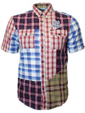 M460 Rich and Royal Plaid Tee - Khaki/Navy