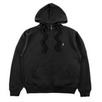 M5335 Essential Fleece Zip Up Hoodie - Black