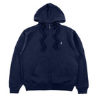 M5335 Essential Fleece Zip Up Hoodie - Navy